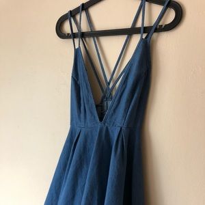 Nasty Gal Jean Skater Dress